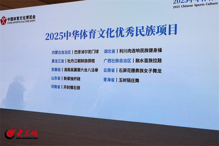 球盟会：2025中国体育两博会“泰”出彩！新泰独杆跷、泰山登山助力机器人、泰山舞狮绽放泰安体育魅力(图2)