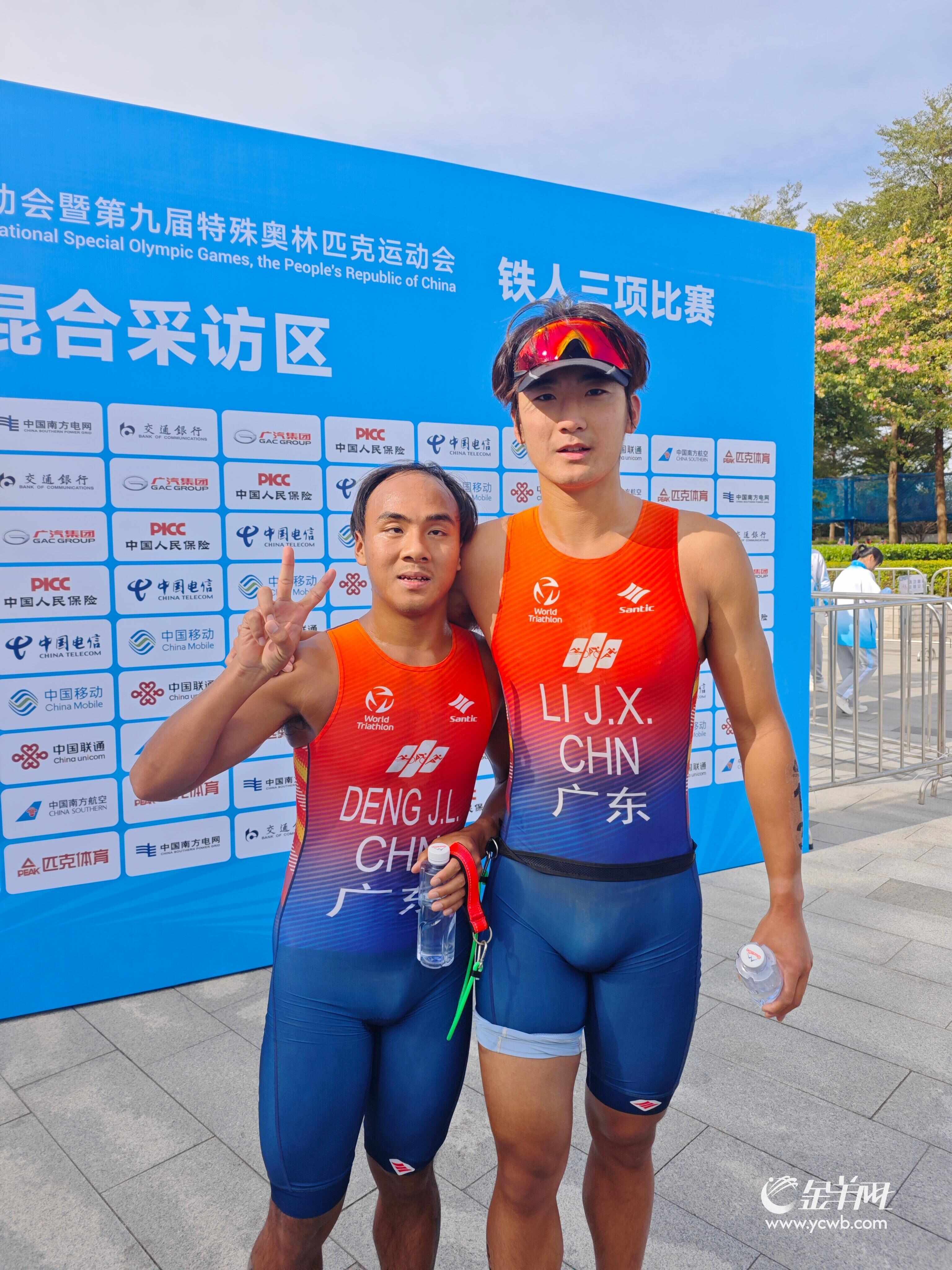 我国首个残疾人铁人三项比赛开赛广东60人逐梦残特奥会(图2)